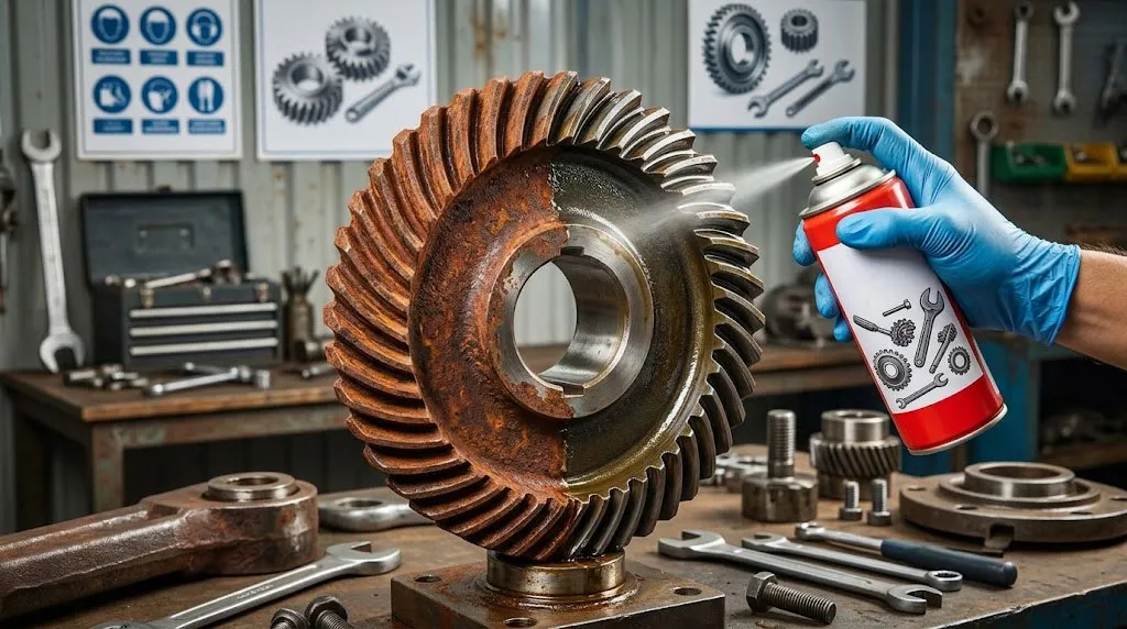 Dấu hiệu kim loại đang bị rỉ.